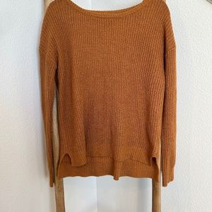 Orange Fall Sweater